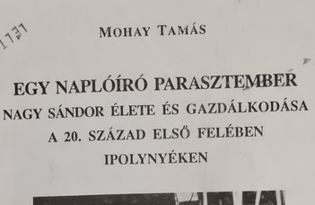 Mohay Tamás: Dissertationes Ethnographicae 8.